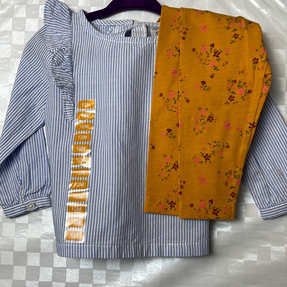 NWT Carter Baby set 12m